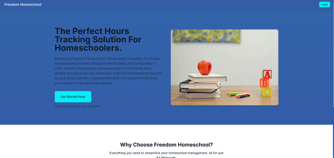Freedom Homeschool App